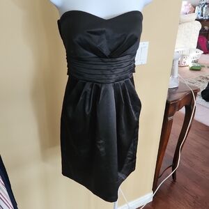 As U Wish SZ 5 Elegant Black Strapless Dress